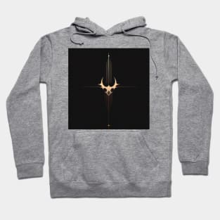 Minimalistic Geometric Illustration Hoodie